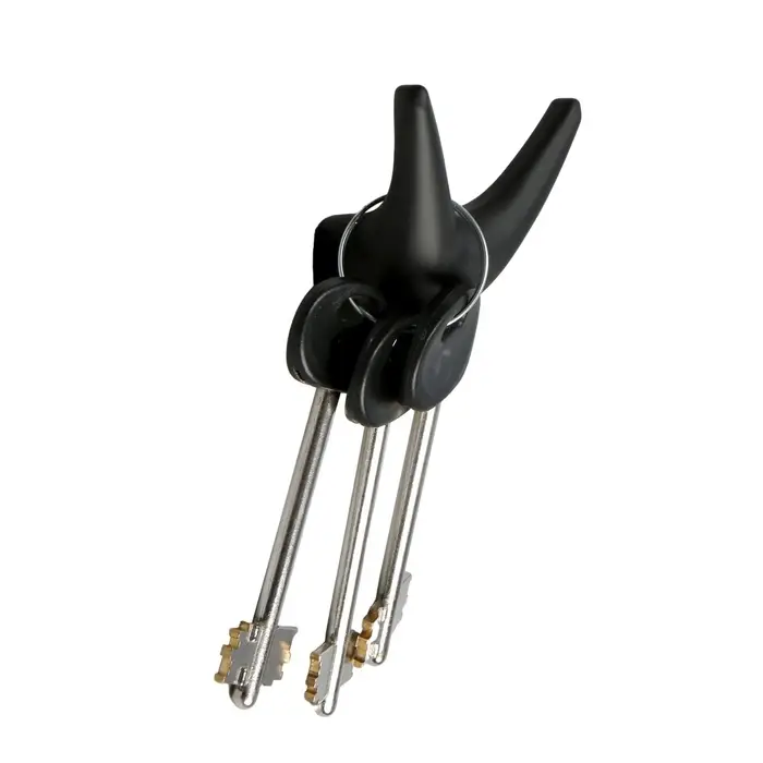 Крючок мебельный CAPPIO GOAT, двухрожковый, цвет черный