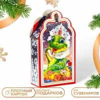 Подарочная коробка новогодняя Фигурная малая «Лакомка Символ года», упаковка, 11.1×5.8×20.5 см