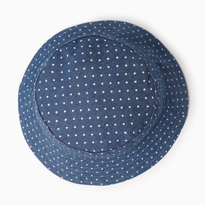 Панама детская MINAKU Панама детская MINAKU "Горошек", цвет синий, размер 44-46