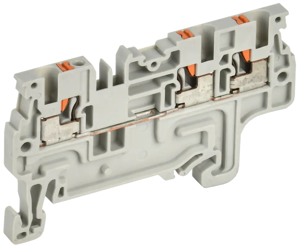 ARMAFIX Клемма пружинная Push-in CP-MC 3 вывода 1,5мм2 серая IEK