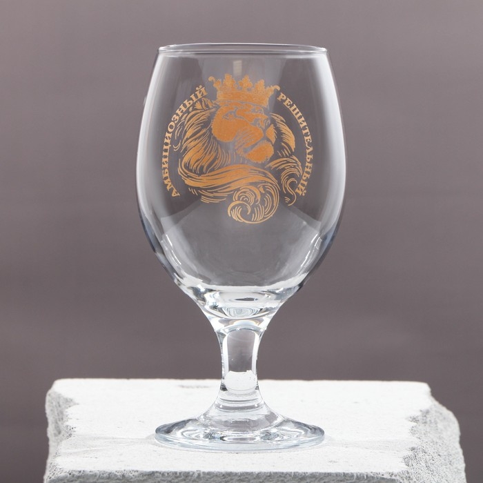 Бокал для пива «Амбициозный решительный»,  400 мл Бокал для пива «Амбициозный решительный»,  400 мл