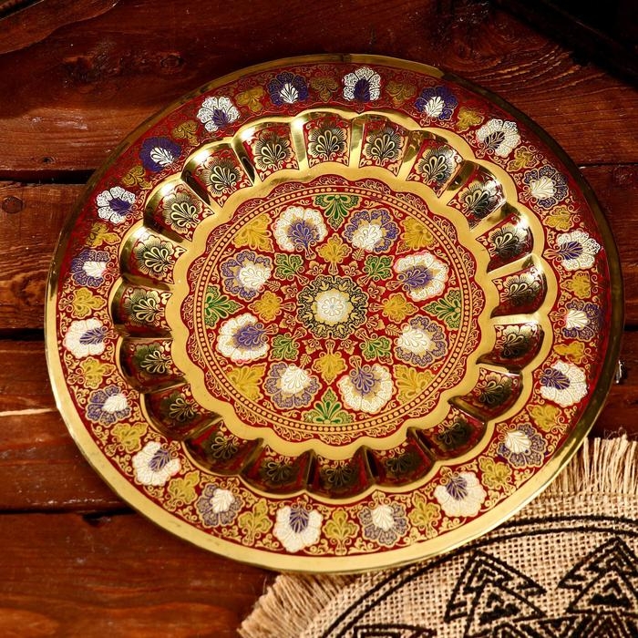 Блюдо Блюдо "Премиум" латунь 24х24 см