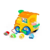 Игрушка-каталка с сортером &laquo;Занимательный паровоз&raquo;