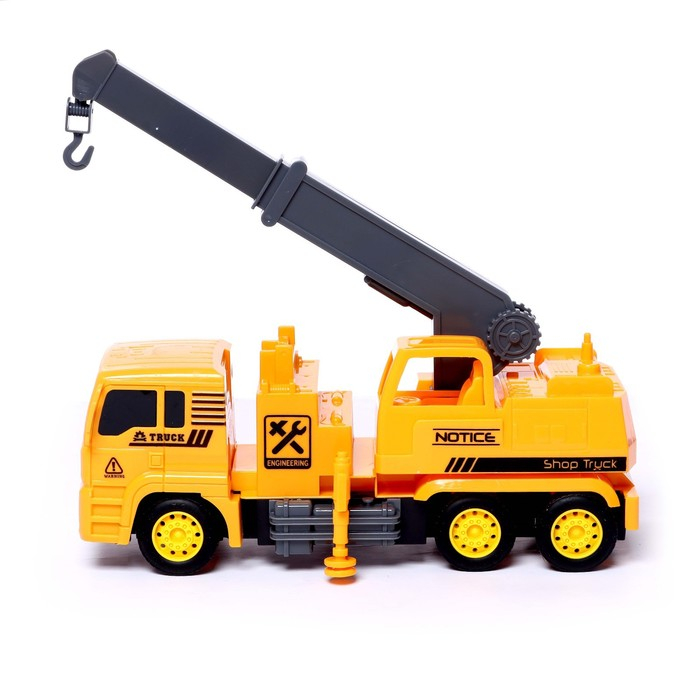 Грузовик радиоуправляемый «Стройка», с краном, работает от батареек Грузовик радиоуправляемый «Стройка», с краном, работает от батареек
