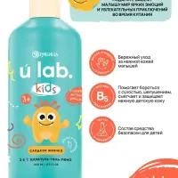Детский шампунь-гель-пена 3в1 &laquo;Монстрики&raquo;, 400 мл, аромат сладкая жвачка, ULAB