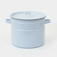 Кастрюля эмалированная, 9 л, d=26 см, с крышкой, без деколи, МИКС