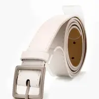 Ремень жен 05-01-02-01, Июнь2508, 3*0,3*110 см, без винта, пряж мат металл, 1 прокол, белый 109031 Ремень жен 05-01-02-01, Июнь2508, 3*0,3*110 см, без винта, пряж мат металл, 1 прокол, белый 109031