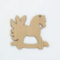 Ёлочная игрушка - подвеска новогодняя «Лошадка-качели», 7.7×6.9 см