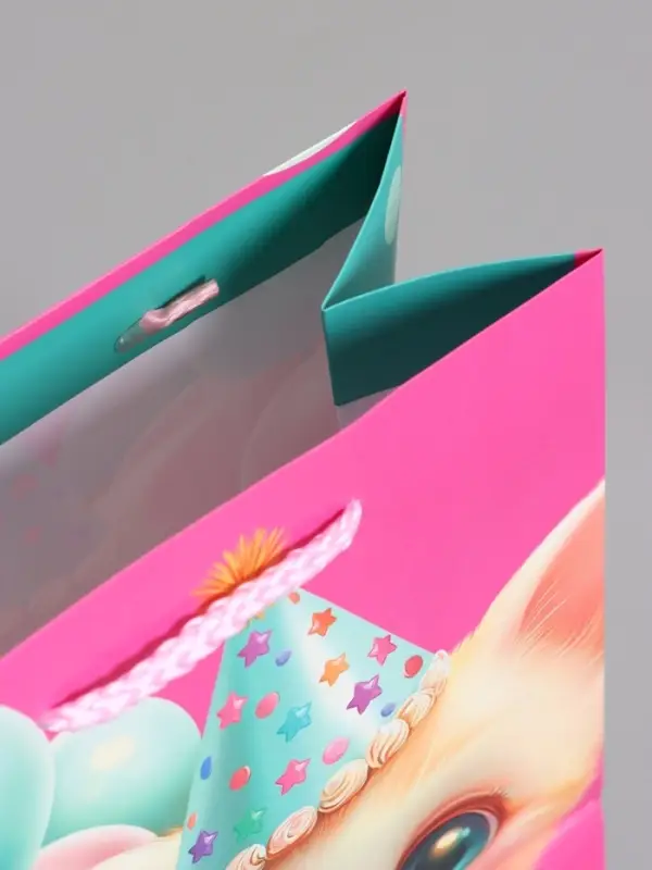 Пакет подарочный "С днём рождения!" ламинированный 18 х 22,3 х 10 см