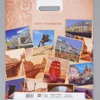 Пакет "Городская архитектура, полиэтиленовый с вырубной ручкой, 38х47 см, 60 мкм Пакет "Городская архитектура, полиэтиленовый с вырубной ручкой, 38х47 см, 60 мкм