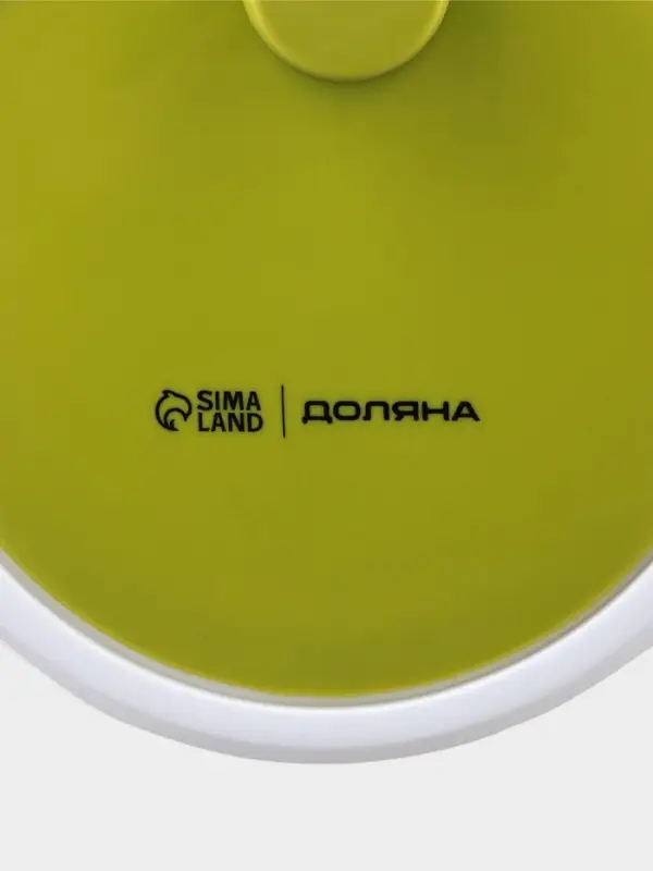 Центрифуга для сушки зелени Доляна Fresh cook, 3.7 л, пластик, белая, зелёная