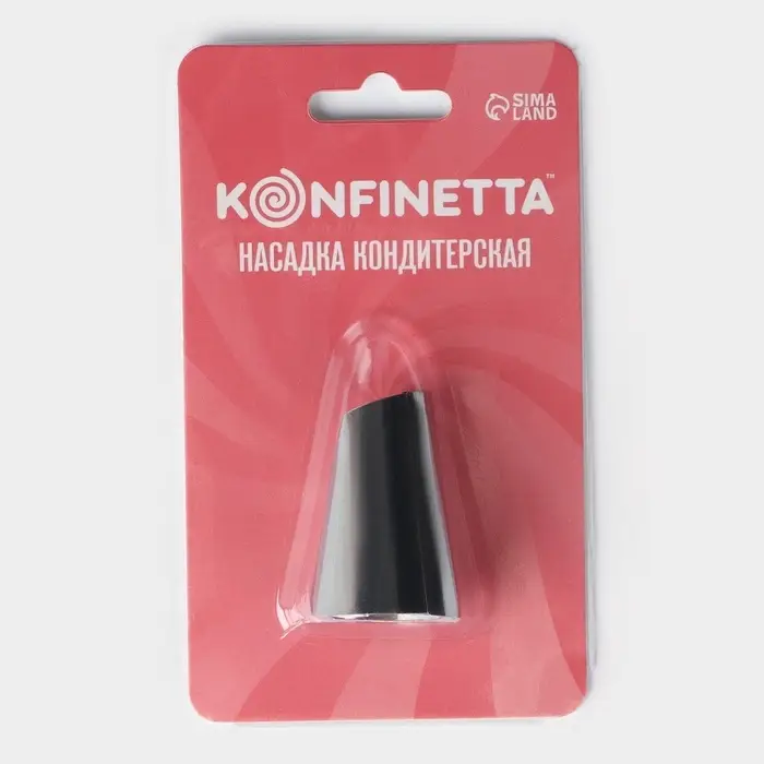 Насадка кондитерская KONFINETTA «Лепесток розы», d=2.5 см, выход d=1.5 см, нержавеющая сталь Насадка кондитерская KONFINETTA «Лепесток розы», d=2.5 см, выход d=1.5 см, нержавеющая сталь