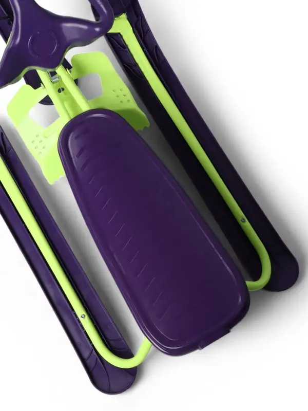 Снегокат, лимонный, фиолетовый, ТСП/ЛФ Nika Kids