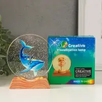 Сувенир стекло свет "Диск. Кит" 5хLED d=10 см, USB, цветной 10х4х11,4 см Сувенир стекло свет "Диск. Кит" 5хLED d=10 см, USB, цветной 10х4х11,4 см