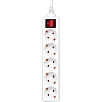 Удлинитель Buro BU-PS5.3/W 3м (5 розеток) белый (пакет ПЭ)