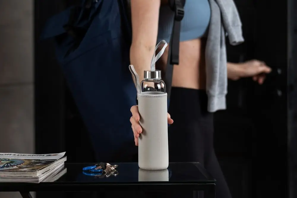 Бутылка для воды Sleeve Ace, серая Бутылка для воды Sleeve Ace, серая