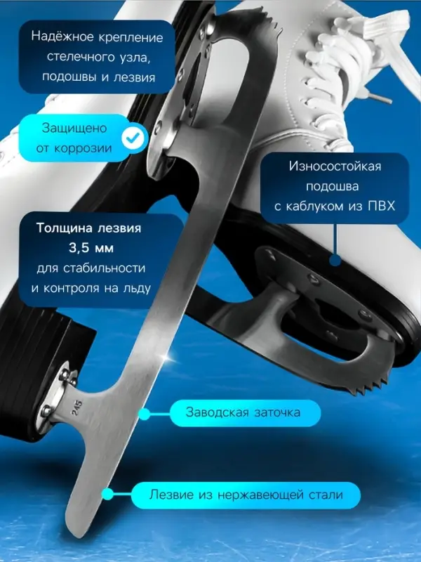Коньки фигурные Winter Star Basic, размер 38