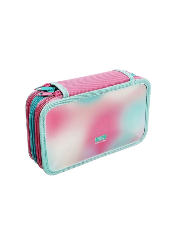 Пенал 3 секции, 125 х 205 х 55 мм, Calligrata 30П26/3 Пенал 3 секции, 125 х 205 х 55 мм, Calligrata 30П26/3 "Кот Корея", ламинированный картон