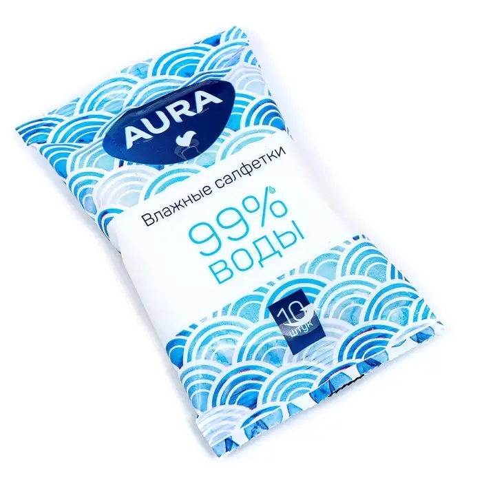 Влажные салфетки Aura освежающие, 10 шт. Влажные салфетки Aura освежающие, 10 шт.