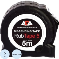 Рулетка ADA RubTape 5 (сталь, с двумя СТОПами, 5 м) (А00156)