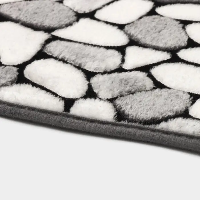 Коврик для ванной и туалета Доляна «Галька», 50×80 см Коврик для ванной и туалета Доляна «Галька», 50×80 см