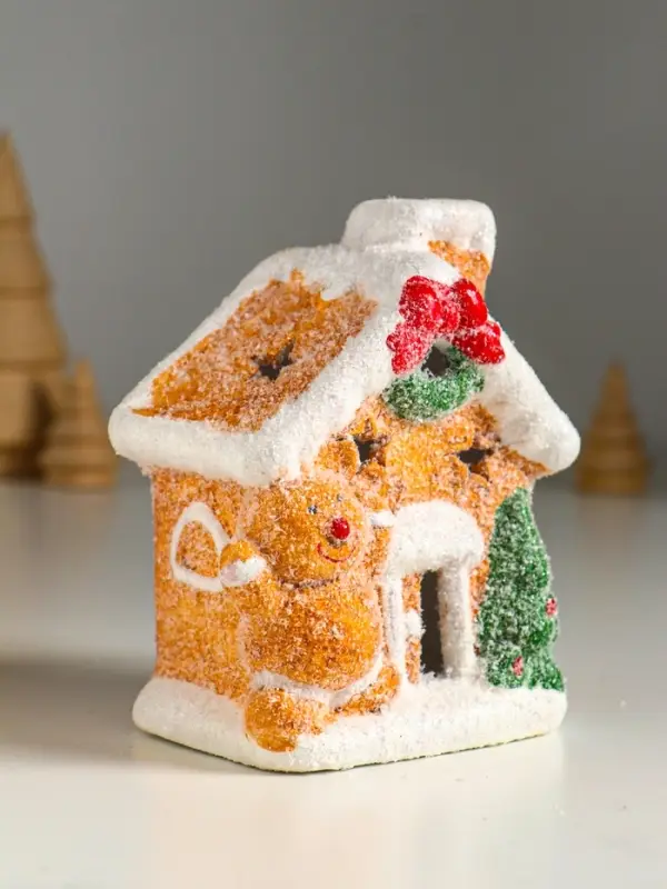 Сувенир керамика свет Сувенир керамика свет "Пряничка у домика" МИКС 8,5х6х11,5 см