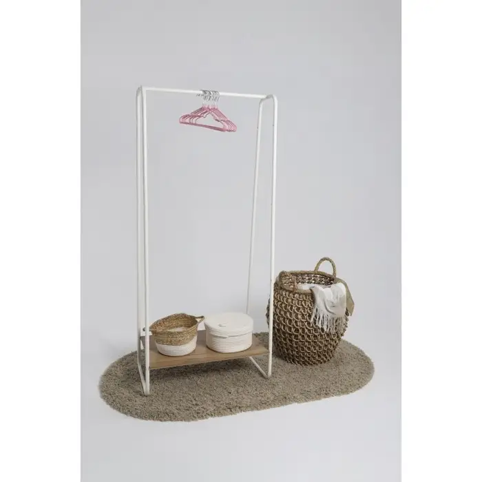 Плечики - вешалки для одежды Доляна, 29.5&times;16.5 см, 10 шт., детские, антискользящее покрытие, розовые