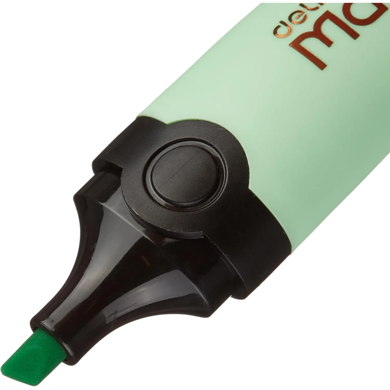 Маркер текстовыделитель Macaron, скошенный наконечник, 1-5 мм, зеленый