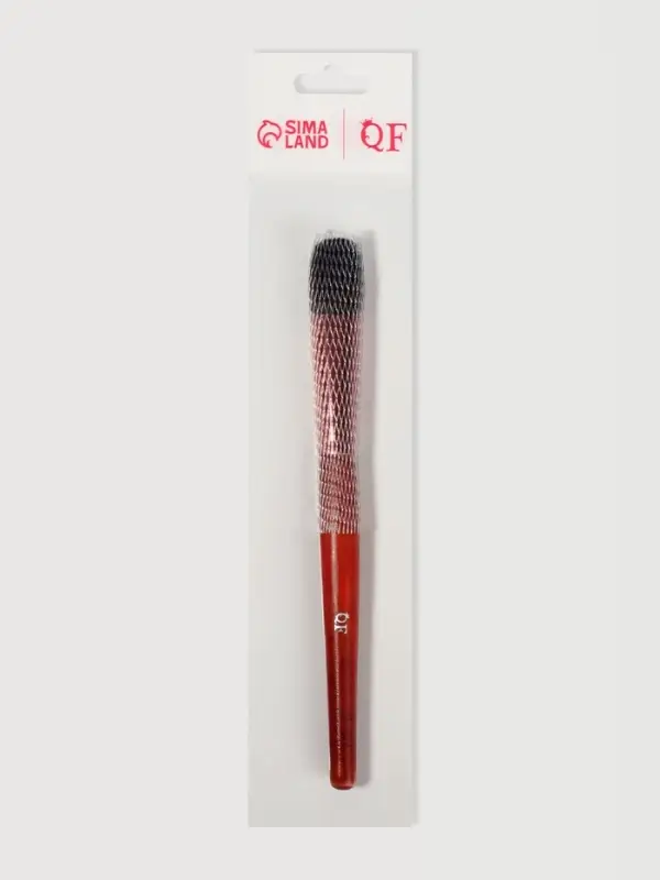 Кисть для макияжа Brush WOOD, 18 (&plusmn;1) см, коричневая
