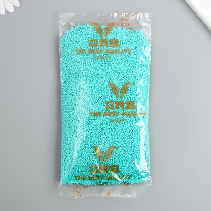 Бисер стекло 12/0  Бисер стекло 12/0 "Голубая вода" ровный №669 450 гр