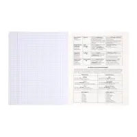 Комплект 12 предметных тетрадей 48 листов, справочная информация, 60гр, пластиковая обложка   109633