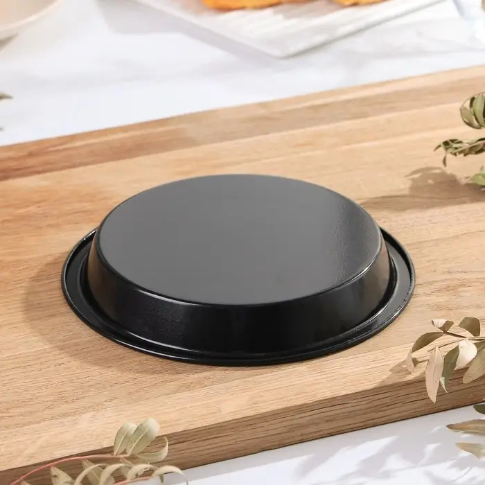 Форма для выпечки Доляна «Жаклин», 16×2,5 см, антипригарное покрытие, цвет чёрный Форма для выпечки Доляна «Жаклин», 16×2,5 см, антипригарное покрытие, цвет чёрный