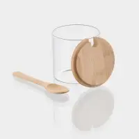 Сахарница "Эко" с бамбуковой крышкой и ложкой, 300 мл Сахарница "Эко" с бамбуковой крышкой и ложкой, 300 мл