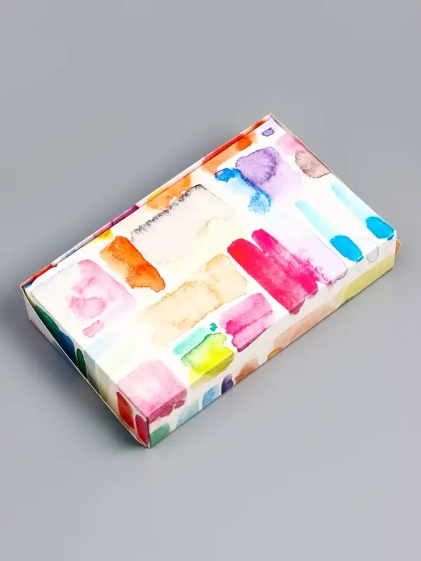 Коробка складная «Акварель» 20×12×4 см