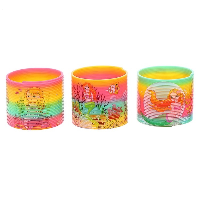 Пружинка радуга «Русалка», виды МИКС