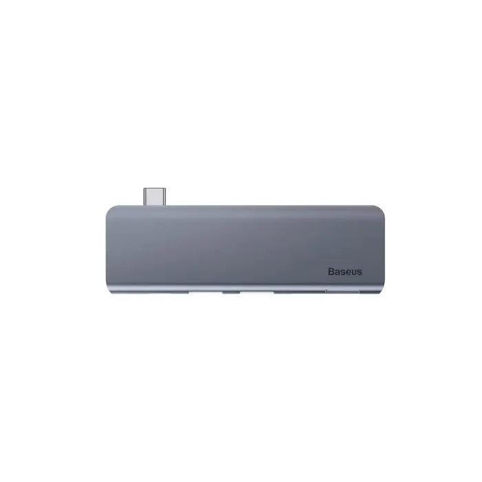 Адаптер-разветвитель (HUB) Baseus UCN3266, Type-C - 2xUSB3.0 + PD + TF/SD, серый