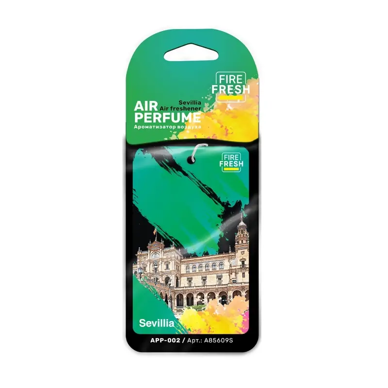 Ароматизатор AVS APP-002 AIR PERFUME (аром. One Million/Один миллион) Spain/Sevillia (бумажные)