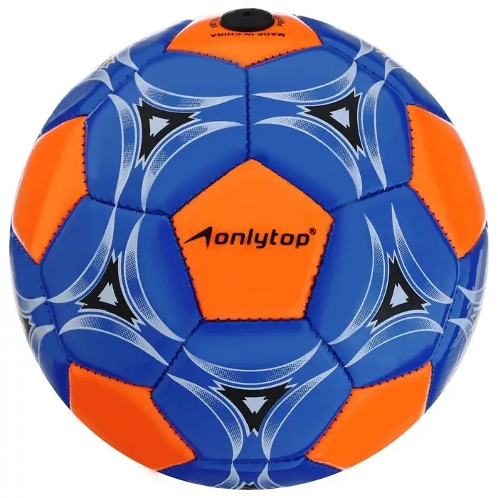 Футбольный мяч ONLYTOP, машинная сшивка, 32 панели, р. 2, PVС, МИКС