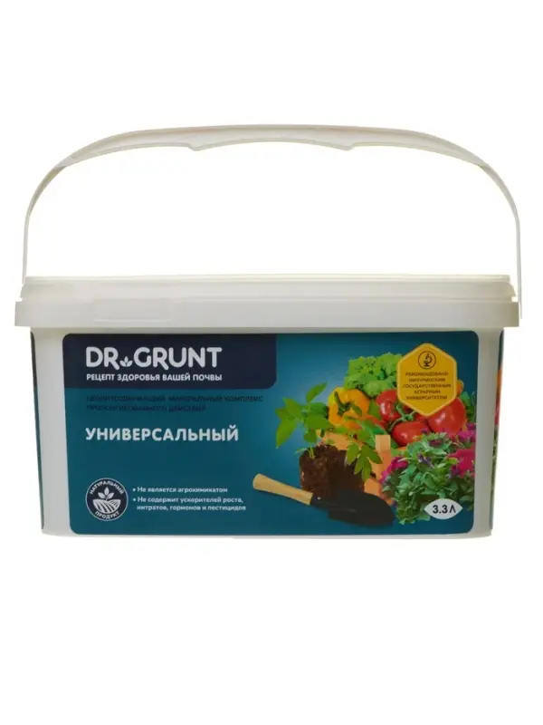 Удобрение минеральное универсальное, Dr.Grunt, ведро, 3.3 л
