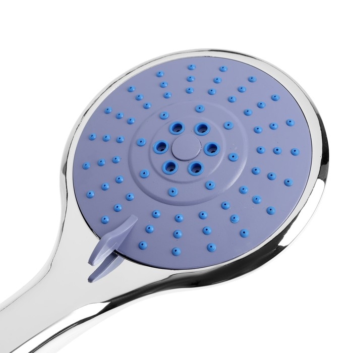 Лейка для душа ZEIN Z3533, d=120 мм, 5 режимов, хром/синий Лейка для душа ZEIN Z3533, d=120 мм, 5 режимов, хром/синий