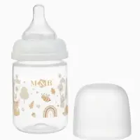 Бутылочка для кормления, широкое горло &Oslash;50 мм, +0мес., 180 мл, M&B
