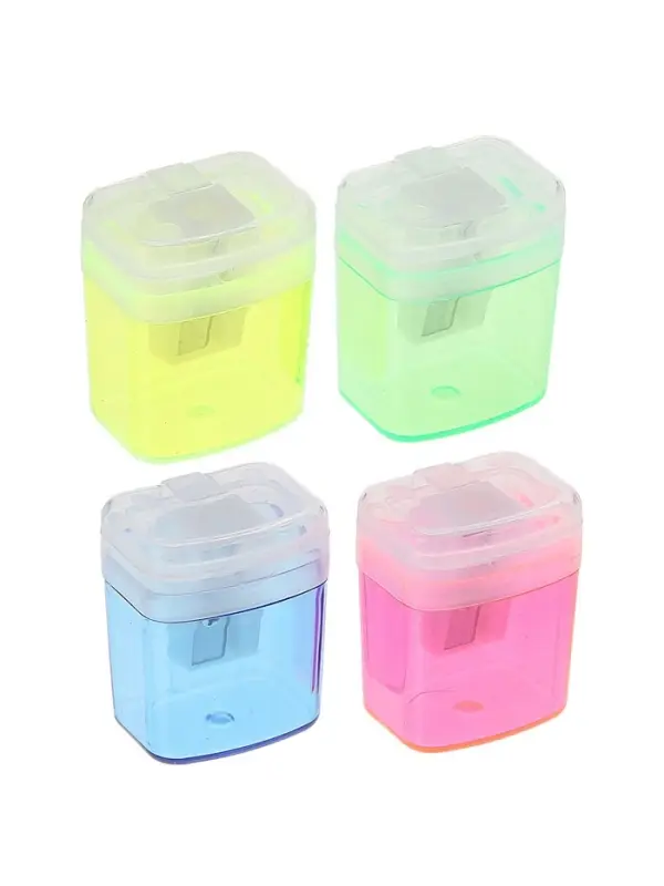 Точилка Calligrata &laquo;Офис&raquo;, с контейнером, МИКС