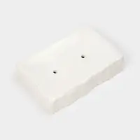 Набор для ванной "Плетение" 3 предмета (дозатор, стакан, мыльница), цвет белый