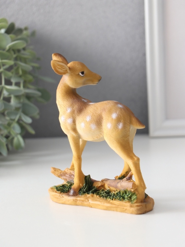 Сувенир полистоун "Оленёнок" МИКС 13х4,7х14 см