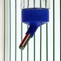 Поилка для грызунов, 125 мл, 12.5&times;4.5 см, синяя