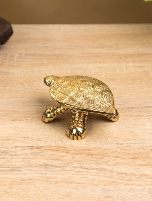 Сувенир-шкатулка Сувенир-шкатулка "Черепаха в ромбики" латунь 10х6х3 см