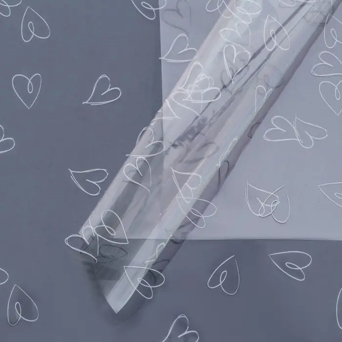 Пленка листах глянцевая 58×58 см, белый 50 микрон Пленка листах глянцевая 58×58 см, белый 50 микрон