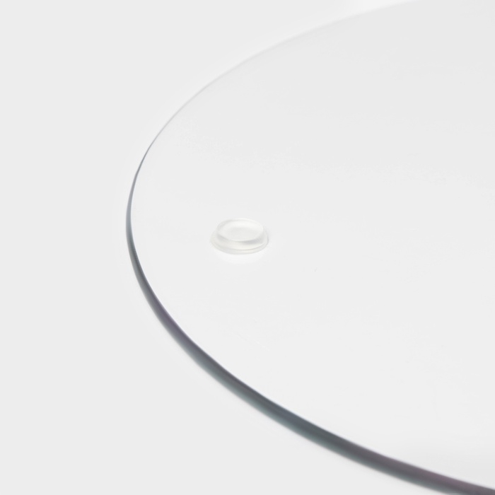 Доска разделочная стеклянная Доляна «Жеода», d=20 см