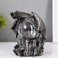 Плазменный шар 7421135G черный с серебряной патиной 15&times;15&times;17.5 см