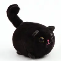Мягкая игрушка &laquo;Кот&raquo;, 8 см, чёрная